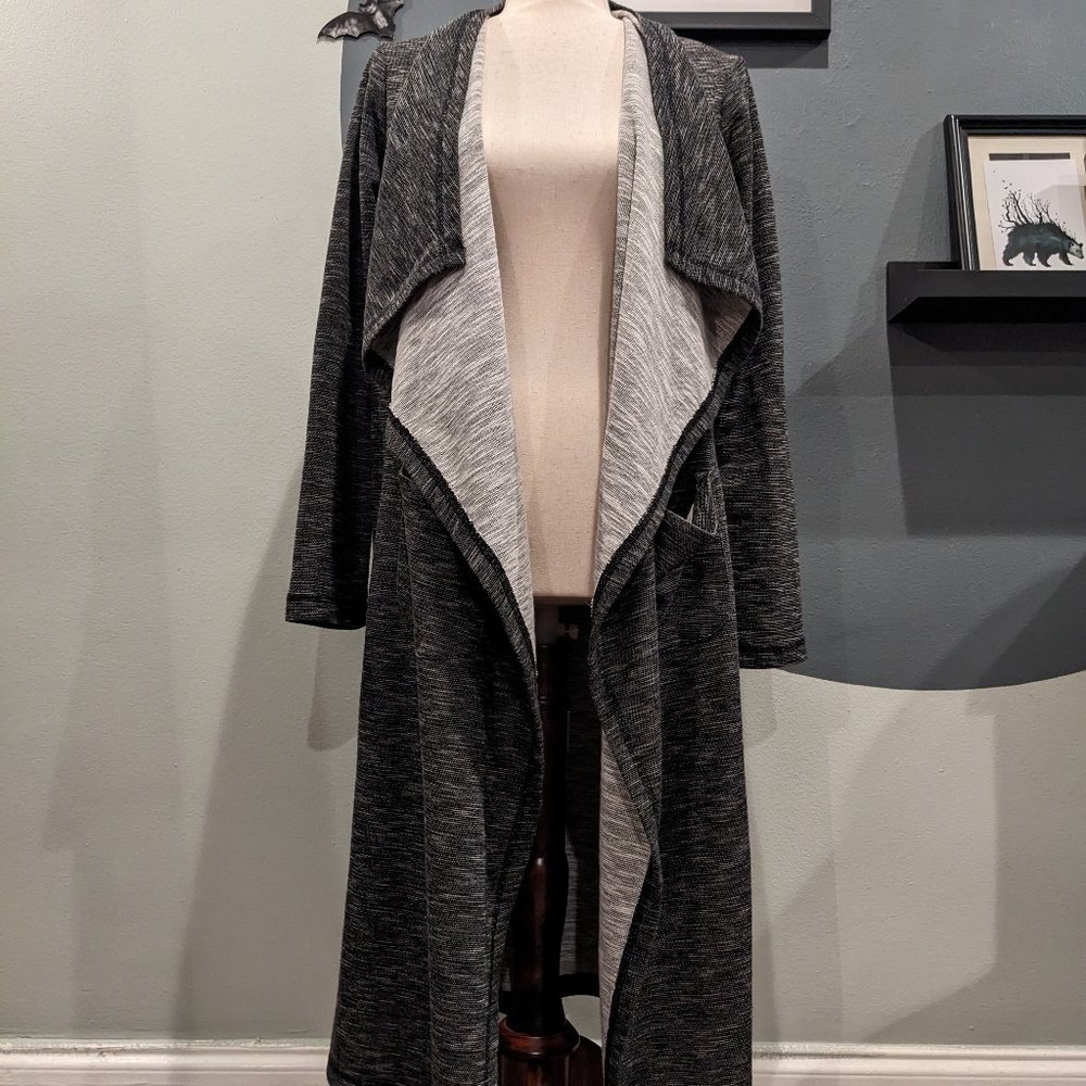 Oversized Long Grey Cardigan - Jack Brand - Size M